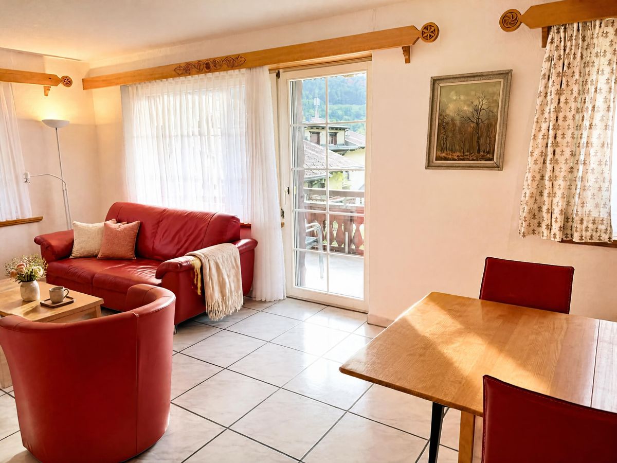 Quadernpark C203 – Charmante 2.5-Zimmer-Wohnung mit Balkon für bis zu 3 Personen